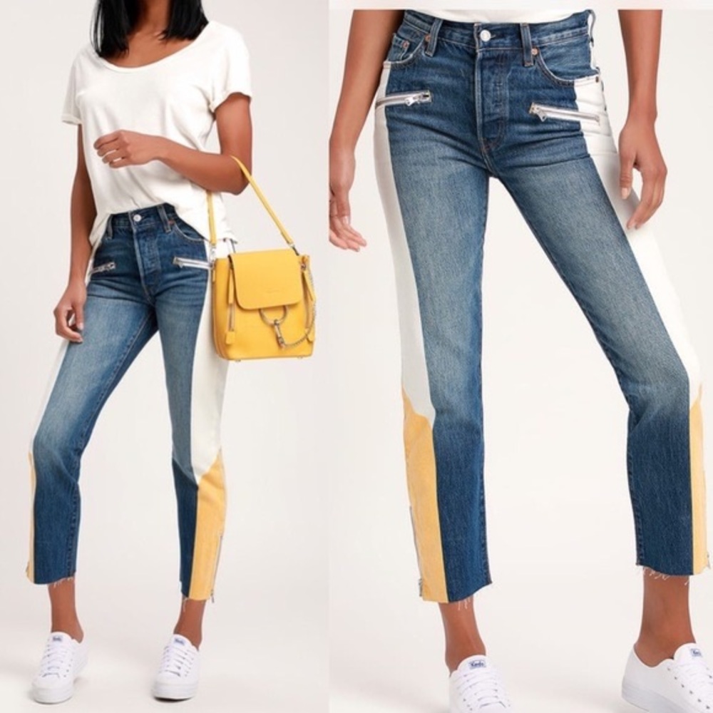 Levi’s Big E colorblock jeans vintage stripe 8